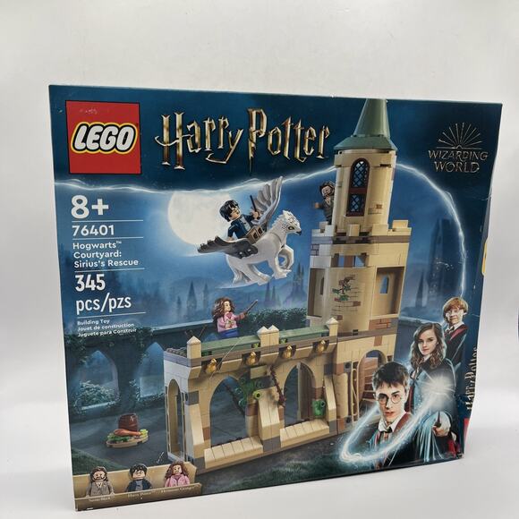 LEGO Harry Potter 76401 Hogwarts Courtyard: Sirius's Rescue SEALED retired READ - Picture 1 of 9